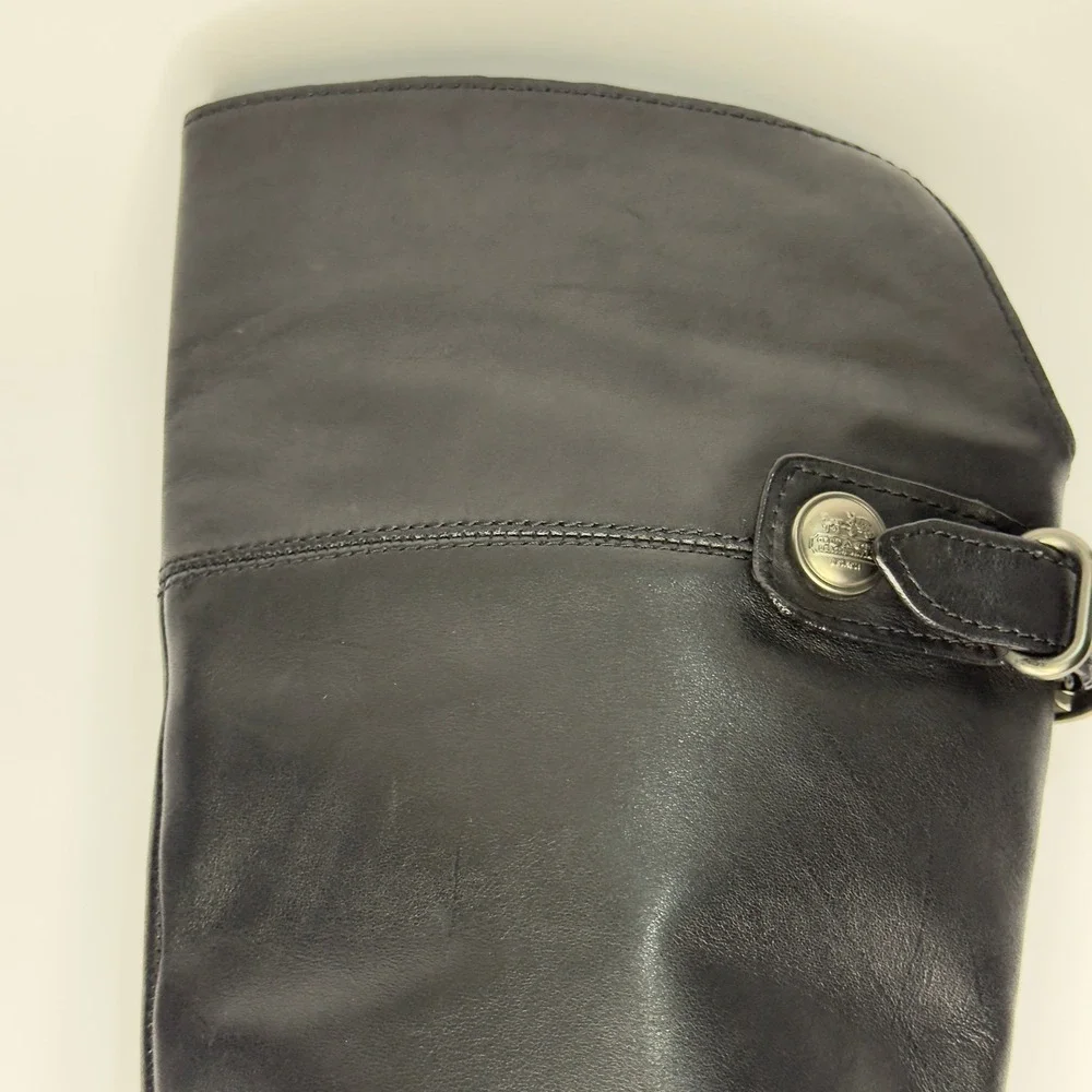 Coach Benita Over The Knee Leather Riding Boots Women's 8 A7524 Tall Equestrian‎
